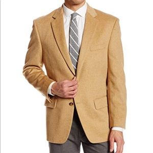 seize sur vingt men camel wool blazer 52